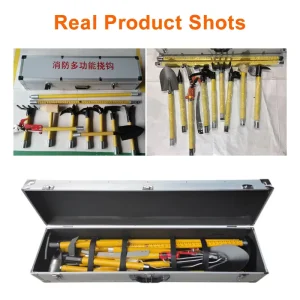 Multi Functional Fire Fighting Hook with Climbing and Debris Removal Features for Rescue and Safety