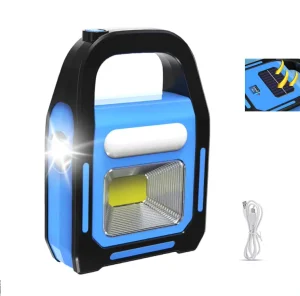Multifunctional COB LED Solar Linterna Hand Torch Light Emergency Flashlight LED Solar Camping Light Rechargeable