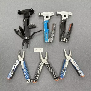 Multifunctional Pliers Fire Starter Camping Rescue Tools Kit Stainless Steel Blade Multipurpose Hammer Wrench Tool Combo