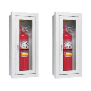 NFPA 14 Steel Fire Extinguisher Cabinet Protects Contamination Theft Firefighting Equipment Accessory