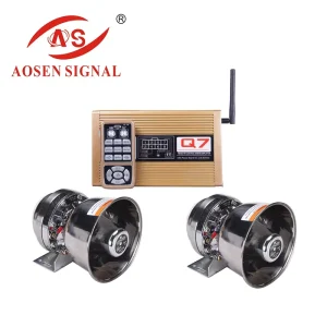 New 600W 12V Wireless Remote Control for Tuya Smart Emergency Warning Siren Horn Speakers for Fire & Tow Trucks