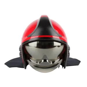 New Design Red F2 Safety Fireman Helmets Fire Figther Firefighter Helmet for Firefighting Rescue