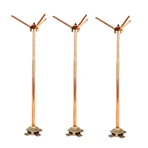 New Design of Lightning Protection Grounding System Copper Lightning Rod