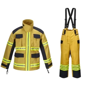 Nomex Firefighter Fire Fighting Suits Firefighting Uniform Aramid Fireman Clothes Complete Set ATPV 3 CLASS HRC Fire
