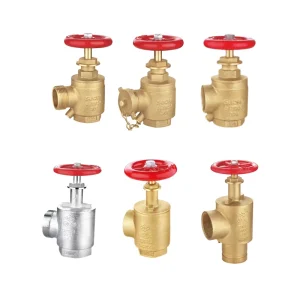 OEM 2 1 2Inch Brass Chrome Angle Hose Valve UL ULC Certified Firefighting Equipment For Fire Sprinkler Fire Protection