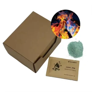 OEM Halloween Party Supplies Custom Logo Paper Bag Magic Camp Fire Colorant Wood Burning Coloured Flame Fireworks Firecrackers