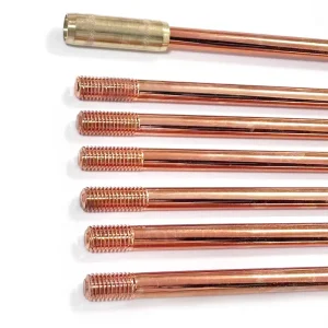 OEM ODM Solid Copper Bonded Earth Rod Ground Earthing Rod Price Copperweld Clad Steel Ground Rod for Earthing System Material