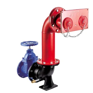 Old-Fashioned Wall-Mounted Fire Pump Adapter Cast Iron SQB150-1.6 DN150 1.6MPa