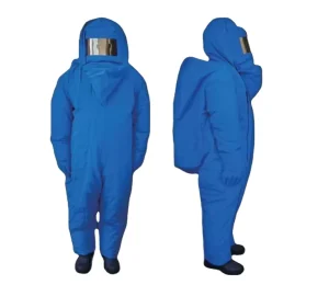 One-Piece Hood Firefighter Suit Cryo Protection Clothing Low Temperature Nitrogen Equipment Accessories