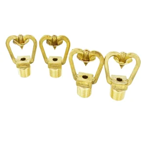 Open Type Medium Speed Impact Fire Sprinkler Firefighting Equipment Accessory Brass Forged Construction