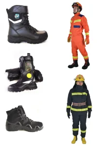 Orange Aramid Flame Retardant ATPV 25 40cal cm HRC4 Full Body Emergency Rescue Firefighter Suit