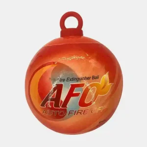 Orange Automatic Fire Extinguisher Ball Class A 0.5kg Car Emergency Safety Equipment