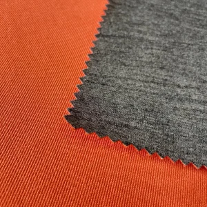 Orange Color Meta Aramid Fiber Flame Proof Waterproof Membrane Laminated with Fireproof Aramid Fabric