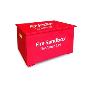 Outdoor Custom logo Safe Equipment Red Fire Sand Box