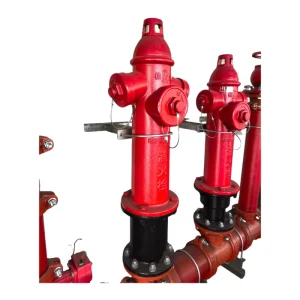 Outdoor Fire Suppression System with Anti Collision Ground Pillar Fire Hydrant Valve Firefighting Equipment Accessory