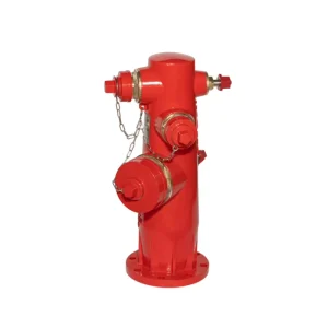 Outdoor Ground Fire Hydrant Ductile Iron Red 4″ 2.5″ Pillar Hydrant with 1.6Mpa Working Pressure