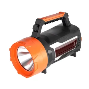 Outdoor Multi Function LED Flashlight Hand Cranked Portable Side Light Emergency Patrol Searchlight Cross Border IP54