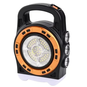 Outdoor Waterproof 5W LED Solar Portable Flashlight Emergency Light for Garden Camping Campsite