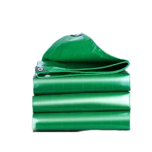 Outdoor Windproof Heat Insulation Sunscreen Tarpaulin Camping Tent Swimming Pool Top Tarpaulin PVC Coated Woven Fabric