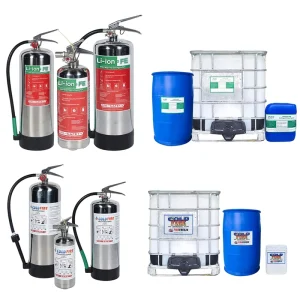 PRI-SAFETY UL Listed ColdFire Agent SUS304 Or SUS316L Stainless Steel Fire Extinguisher For Lithium Battery Or EV ESS Fires