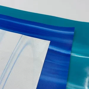 PVC Coated Stripe Tarpaulin Awning Tarpaulin Polyester Tarpaulin Roll