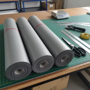 PVC Three Proof Flame Retardant Fireproof Waterproof Rainproof Cloth with Customized Processing