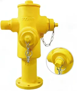 Philippine Fire Hydrant 4″ Standpipe Municipal Types Traffic Yellow PN16 Ductile Cast Iron