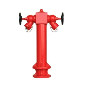 Pillar Fire Hydrant Cast Iron Material for Fire Protection 2Way Valve Flange Outdoor Use Made China BS750 Model