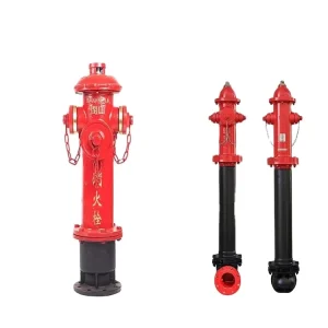 Pillar Fire Hydrant Outdoor Above Ground Fire Hydrant for Firefighting