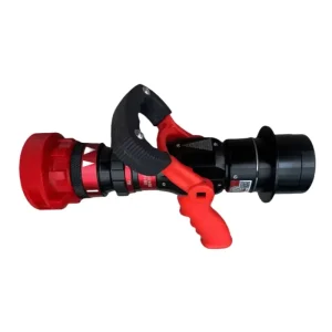 Pistol Grip Firefighting Water Spray Nozzle Gun with Flexible Hose Aluminum Alloy 1.5 Inch (DN40) Equipment Accessory
