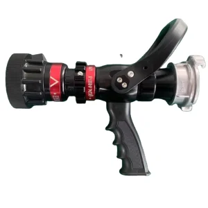 Pistol Grip Nozzle Emergency Rescue Equipment and Accessory 475LPM 8L s Adjustable Flow Rate Nozzle Fire Fighting Nozzle