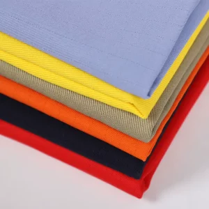 Polyester Cotton Fire Resistant Fabric Anti Static Flame Retardant Fabric for Workwear