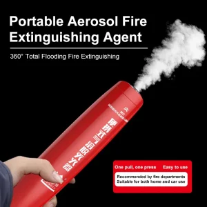 Portable 119ml K Type Aerosol Fire Extinguisher 6s Discharge 13B 5F Rating CE Certified Kitchen Grease Fire
