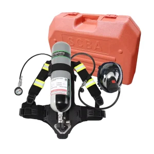 Portable 6.8L Carbon Fiber Independent Positive Pressure Air Respirator 30MPa 55-60min Firefighting Equipment Accessories