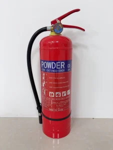 Portable ABC Dry Powder Fire Extinguisher Carbon Steel Empty Cylinder Complete Accessories Set 4kg Model MF/ABCE4C