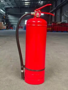 Portable ABC Dry Powder Fire Extinguisher Cylinder Carbon Steel Construction Complete Accessories Set