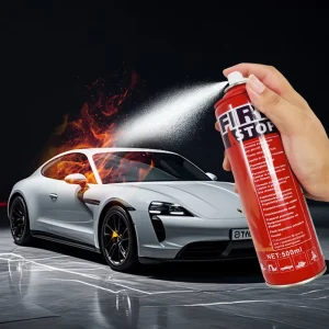 Portable Aerosol Foam Spray Car Fire Extinguisher 1000ml 500ml Mini Car Fire Stop