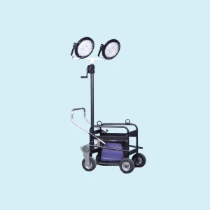 Portable Emergency 480W LED Flood Lighting Tower with Cart High Power Mobile Light IP65 Rated 360 Beam Angle 3 Year Warranty