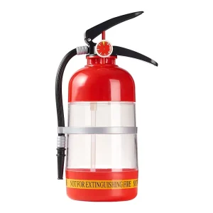 Portable Fire Extinguisher Themed Plastic Barrel Drink Dispenser for Adults’ Parties Glass Beverage & Beer Tableware Decorations
