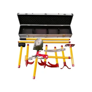 Portable Fire Rescue Manual Demolition Tools Set Multifunctional Hook Kit with Safety Toolbox