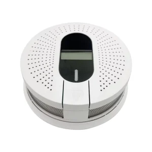 Portable Gas Detector Fire Alarm Wireless Smoke and Carbon Monoxide Detector Alarm with LCD and Light Prompt