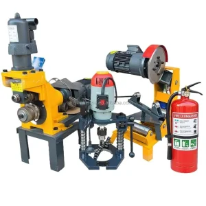 Portable Hydraulic Electric Fire Fighting Pipe Grooving Cutting and Hole Cutting Machine Set Steel Pipe Grooved Pipe