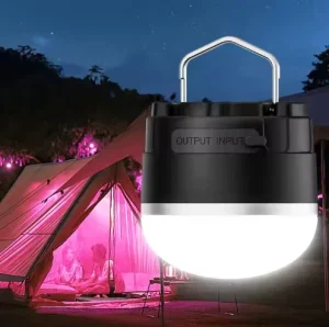 Portable LED Camping Lantern USB Power Bank Waterproof Rechargeable Emergency Camping Light