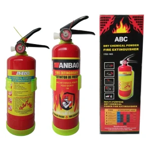 Portable Mini 1kg Automatic Dry Powder Fire Extinguisher for Cars and Motorcycles