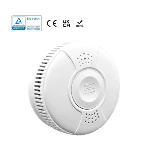 Portable Photoelectric Standalone Smoke Alarm Tester EN 14604 Wireless 10 Year Smoke Detector Battery