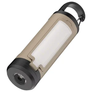 Portable Rechargeable 1200mAh Lithium Battery 3 Leaf COB LED Camping Lantern Outdoor Emergency Light IP44 Rated 200LM Dimmable
