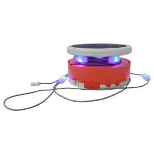 Portable Rechargeable Solar String LED Camping Light Outdoor Waterproof Emergency with 5 Modes and SOS Colorful RGB