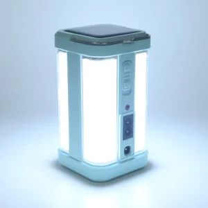 Portable Telescopic LED Flashlight Solar Charging Emergency Light for Camping Outdoor Hiking Garden