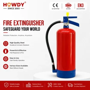 Powder Fire Extinguisher Mexican Valve Firefighting Supplier Dry Powder Fire Extinguisher