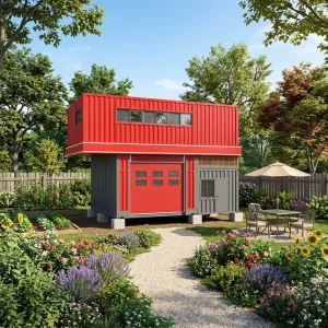 Pre made Light Steel Structure Shipping Container House Customized Container House